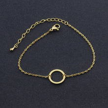 Round Circle Bracelet Gold, Silver, and Rose Gold
