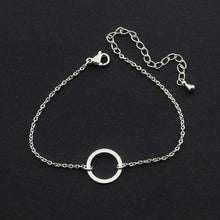 Round Circle Bracelet Gold, Silver, and Rose Gold